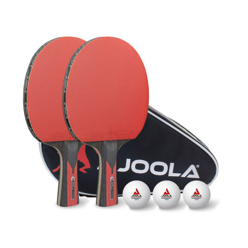  JOOLA DUO CARBON TABLE TENNIS SET 2x RACKETS + 3 BALLS - 54207