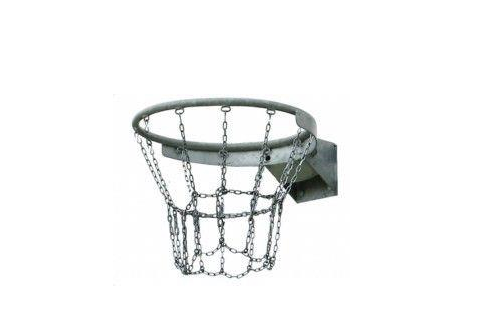 OBRĘCZ DO KOSZYKÓWKI KOSZA STAL OCYNKOWANA ŁAŃCUCH + Piłka Spalding TF-50 