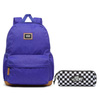 Vans Realm Plus Royal Blue Backpack - VN0A34GLRYB + Pencil Pouch