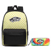 Vans Realm Lemon Tonic Checkerboard Backpack - VN0A3UI6VD7