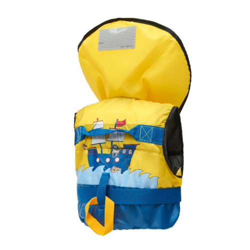 Kamizelka ratunkowa dla dzieci AQUARIUS PIRAT żółto/niebieska 15-30 kg