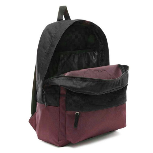 Vans Realm Prune Purple Black Rucksack- VN0A3UI6TQR - Custom Hearts
