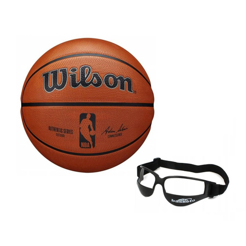 Set of Wilson NBA Authentic Series Outdoor + Dribble Specs No Look Basketball Eye Glass Goggles