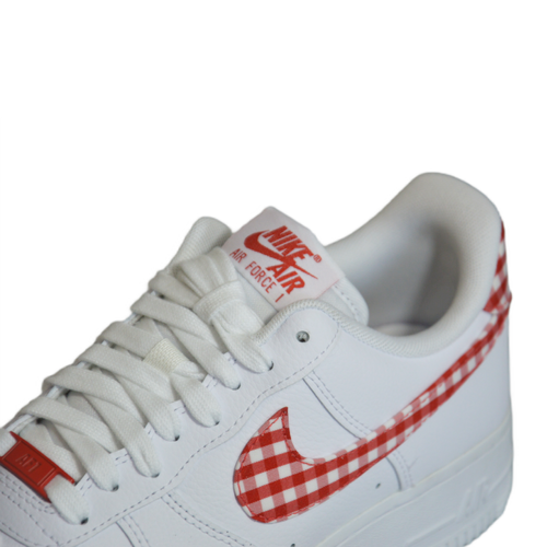 Buty sportowe Nike Air Force 1 '07 LOW "White Mystic Red" - DZ2784-101