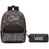 Plecak Szkolny Vans Realm Backpack Animal Patterns VN0A3UI6Z08 Piórnik
