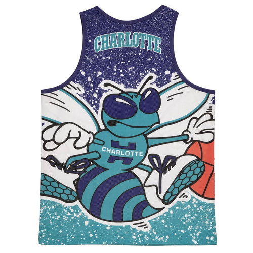 Mitchell & Ness NBA Charlotte Hornets Tank Top - MSTKAJ19070-CHOHRBL