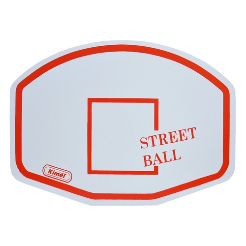 Zestaw kosz do koszykówki Kimet Street Ball Tablica Obręcz z siatką 45 cm + Piłka Jordan Ultimate 8P