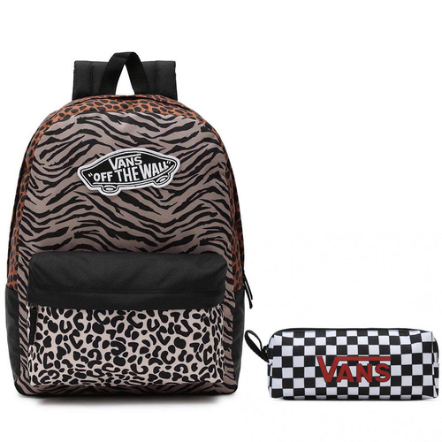 Plecak Szkolny Vans Realm Backpack Animal Patterns + Piórnik Saszetka