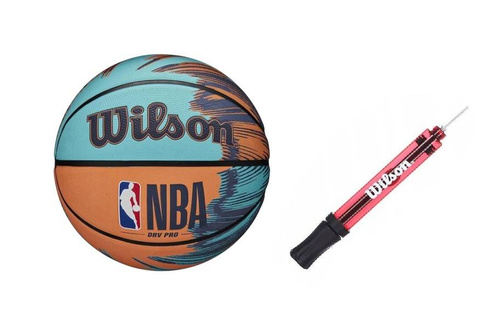 Piłka do koszykówki Wilson NBA DRV PRO Outdoor - WZ3012501XB + Pompka