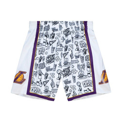 Spodenki Mitchell & Ness NBA Los Angeles Lakers Doodle