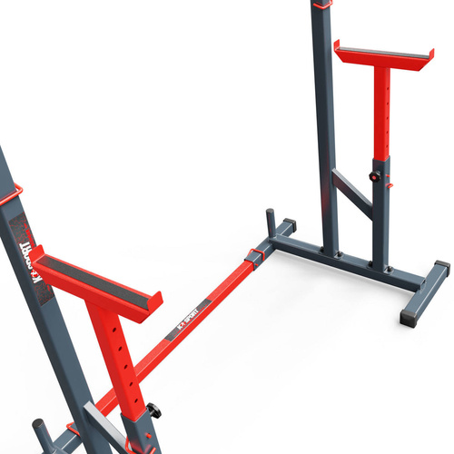 Adjustable training stands for barbell exercise bench with protection K-SPORT - KSSL070/2