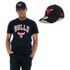 New Era NBA Chicago Bulls T-shirt + Strapback