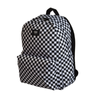 Plecak szkolny sportowy Vans Old Skool Check Backpack Kratka White/Black VN000H4XY281 + Custom Pudrowa Róża