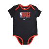 Body dla niemowląt  dziecięce Nike NBA Chicago Bulls 3PAK - EZ2N1BBMK-BUL