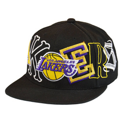 Czapka z daszkiem Mitchell & Ness NBA Hype Type Snapback Los Angeles Lakers
