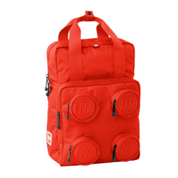 Klasyczny szkolny plecak czerwony 15 L do przedszkola LEGO Brick 2x2 Backpack 20205-0021