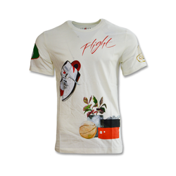 Koszulka Męska Jordan Flight Artist GX T-shirt Sail - DQ7378-133