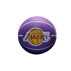 Mini piłka do koszykówki Kosza NBA DRIBBLER BSKT LA LAKERS - WTB1100PDQLAL