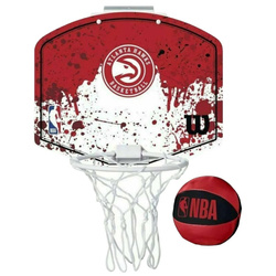 Mini tablica do koszykówki Wilson NBA Mini Hoop Atlanta Hawks - WTBA1302ATL
