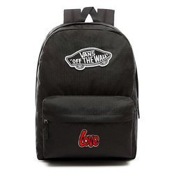 Plecak VANS Realm Backpack szkolny Custom Love - VN0A3UI6BLK