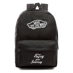 Plecak VANS Realm Backpack szkolny czarny Custom Enjoy your journey