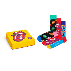 Skarpetki Happy Socks x Rolling Stones Giftbox 3-pack - XRLS08-0100