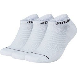Skarpety stópki Air Jordan Jumpman No-Show 3 Pack białe -  SX5546-100