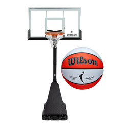 Zestaw do gry w koszykówkę kosz Pro-basketball  + Piłka Wilson WNBA Authentic Series