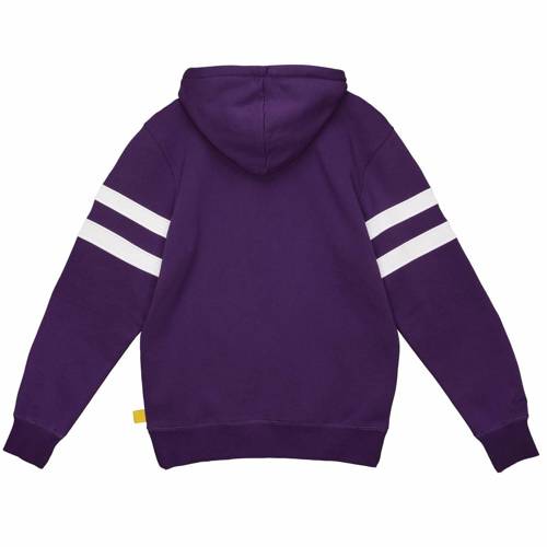 Bluza z kapturem Hoodie Mitchell & Ness NBA Los Angeles Lakers fioletowa