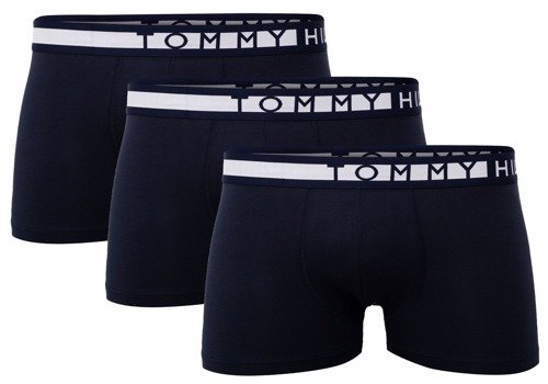 Bokserki męskie Tommy Hilfiger Navy 3 Pack Granatowe - UM0UM01234 009