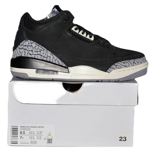 Buty Sportowe Air Jordan 3 Retro Off Noir - CK9246-001