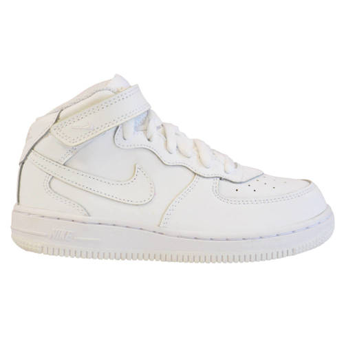 Buty dziecięce Nike Air Force 1 MID (TD) All White - 314197-113