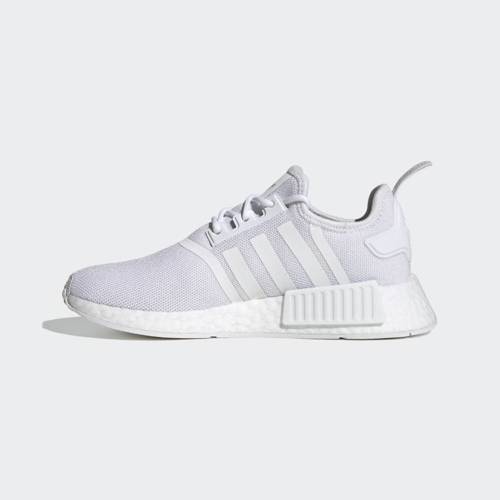 Buty na lato damskie Adidas NMD_R1 Primeblue Białe Sportowe - GX8313