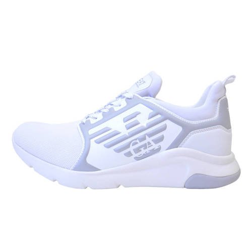 Buty sportowe Emporio Armani EA7 A RACER REFLEX Unisex Białe 