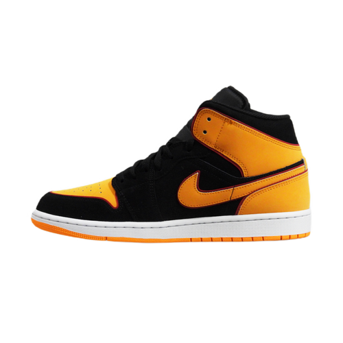 Buty sportowe męskie Air Jordan 1 Mid SE Black Orange Pomarańczowe - FJ4923-008