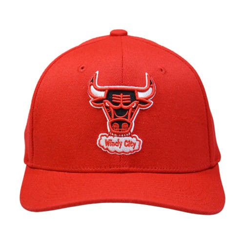 Czapka z daszkiem Mitchell & Ness NBA Chicago Bulls Team Ground 2.0 Snapback - HHSS3260-CBUYYPPPRED1