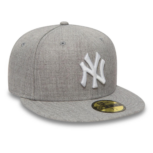 Czapka z daszkiem New Era 59FIFTY MLB NY New York Yankees Essential Heather Grey - 11044974