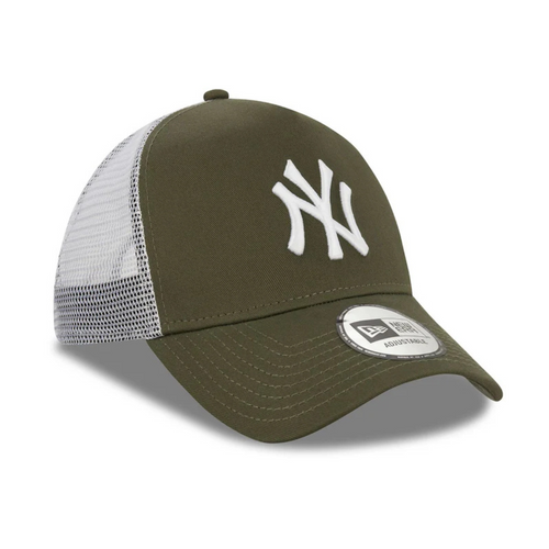 Czapka z daszkiem New Era 9FORTY MLB NY New York Yankees Khaki A-Frame Trucker - 12523894