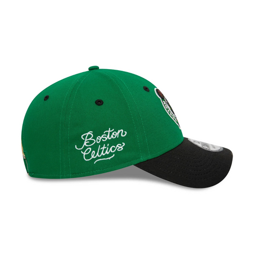 Czapka z daszkiem New Era 9FORTY NBA Boston Celtics Side Patch Green - 60565135