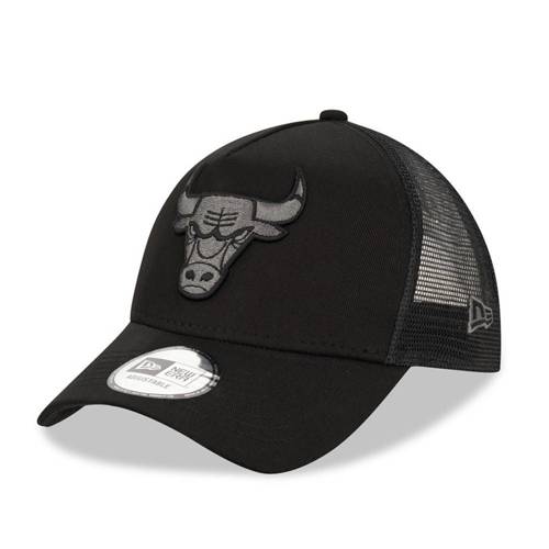 Czapka z daszkiem New Era 9FORTY NBA Chicago Bulls Tonal Black A-Frame Trucker - 12523913