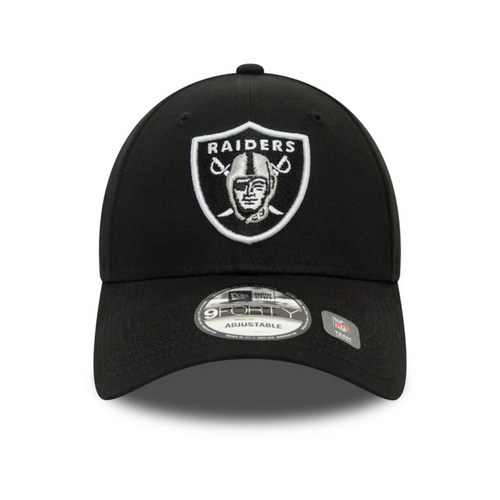 Czapka z daszkiem New Era 9FORTY NFL Las Vegas Raiders Side Patch Black - 60509699