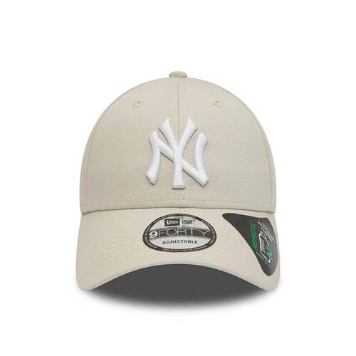 Czapka z daszkiem New Era 9FORTY Repreve League MLB New York Yankees Beżowa - 60348858