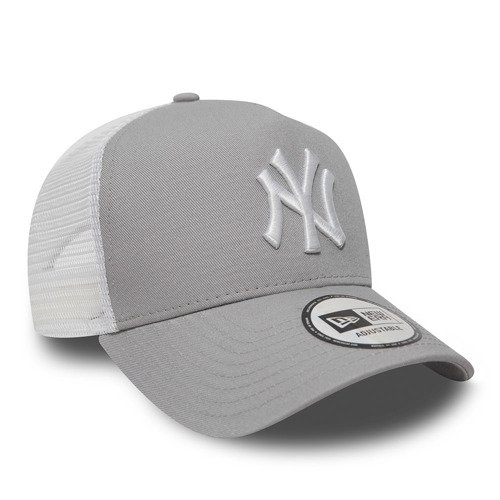 Czapka z daszkiem New Era MLB New York Yankees Clean A Frame Trucker Szara - 11588490