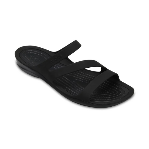 Damskie klapki sandały Crocs Swiftwater Sandal W Black - 203998-060