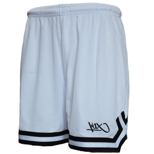 K1X Double-X Shorts Białe Męskie Spodenki na Trening Kosz - 6013698