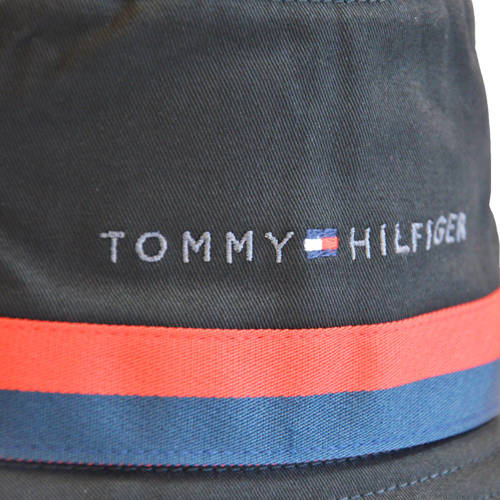 Kapelusz Tommy Hilfiger Established Tape Bucket Czarny - AM0AM08271-0GJ