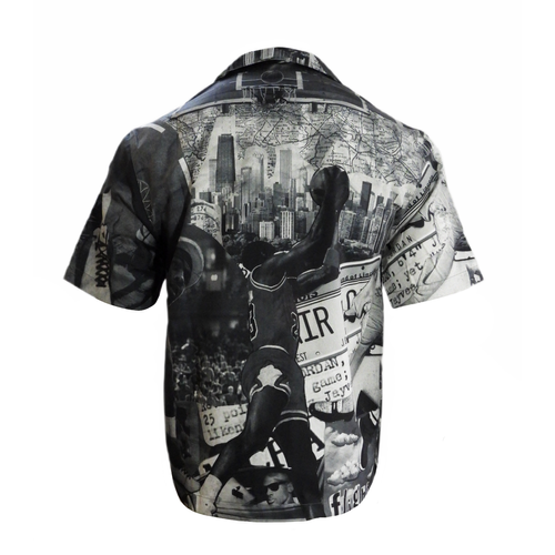 Koszulka elegancka męska Air Jordan Essentials Printed Camp Top - FV7311-133