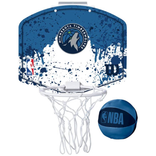 Mini tablica do koszykówki Wilson NBA Team Mini Hoop Minnesota Timberwolves - WTBA1302MIN