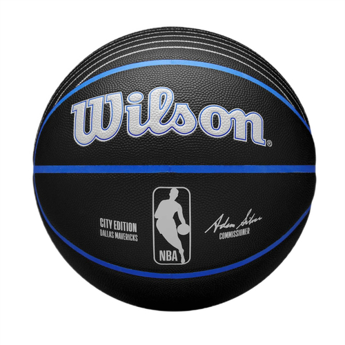 Piłka do koszykówki Wilson 2023-2024 NBA Dallas Mavericks Team City Collector Basketball - WZ4024107XB