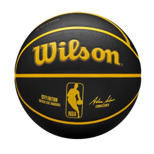 Piłka do koszykówki Wilson 2023-2024 NBA Golden State Team City Collector Basketball - WZ4024110XB
